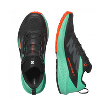 Load image into Gallery viewer, SALOMON - Sense Ride 5 - Black Bay/Cherry Tomato - Men&#39;s [476982]