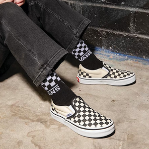 VANS - Classic Slip On - Checkerboard - Black/White - Kids