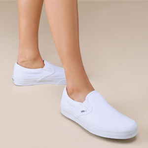 VANS - Classic Slip On - True White - Unisex
