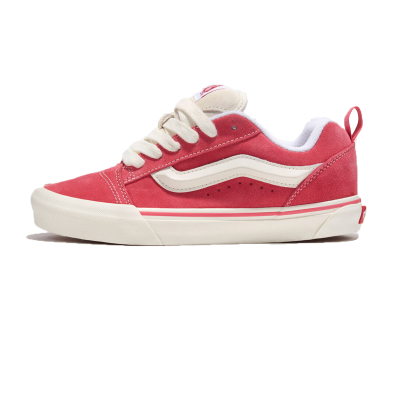 Leftfoot - VANS - Knu Skool - Retro Pink/True White - Unisex