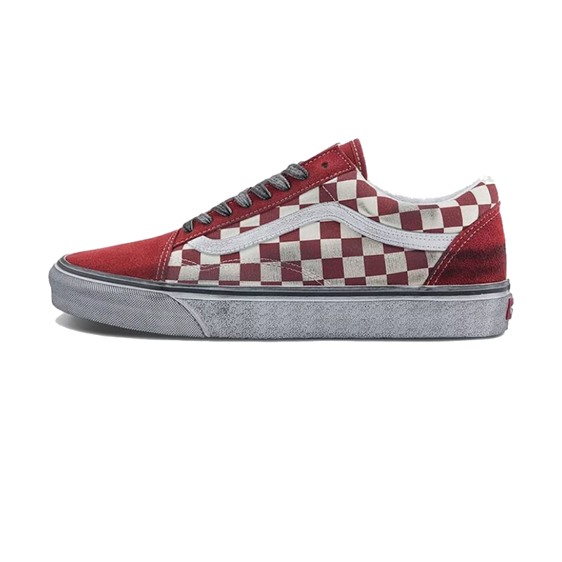 Leftfoot VANS Old Skool Stressed Red/White Unisex