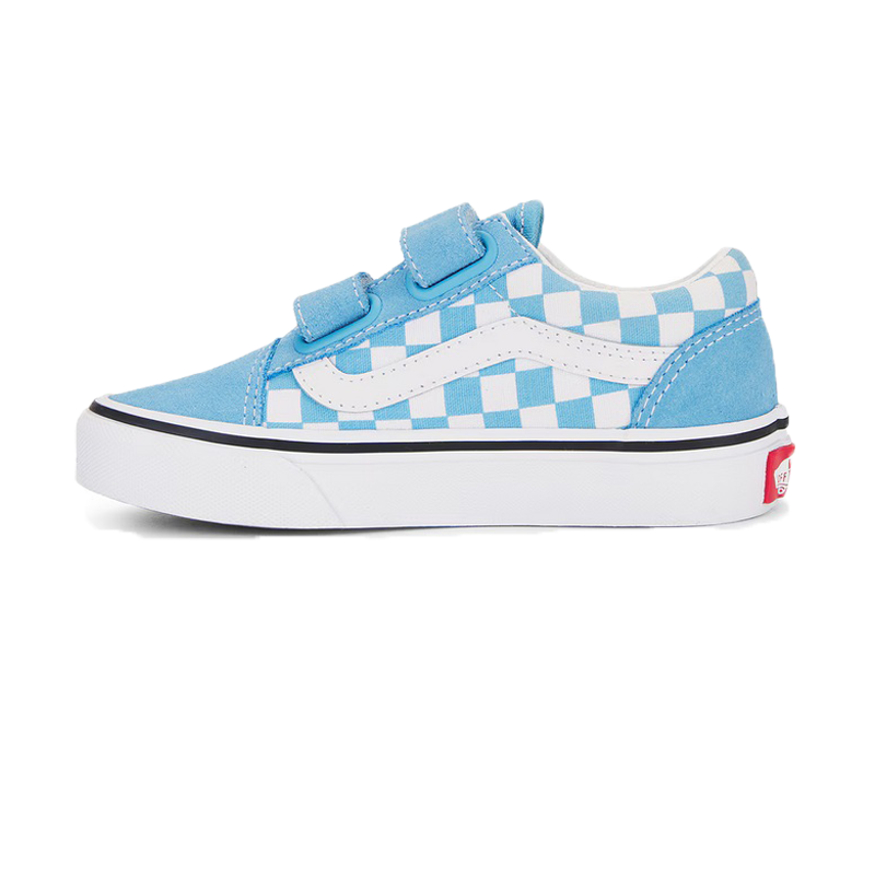 VANS - Old Skool V - Color Theory Checkerboard - Blue - Kids