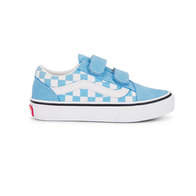 Load image into Gallery viewer, VANS - Old Skool V - Color Theory Checkerboard - Blue - Kids