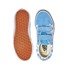 Load image into Gallery viewer, VANS - Old Skool V - Color Theory Checkerboard - Blue - Kids