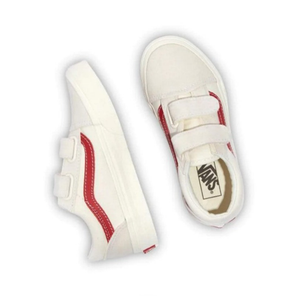 VANS - Old Skool V - Marshmallow/Racing Red - Kids