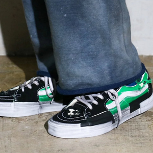 VANS - SK8 Low Reconstruct - Stressed Black/Green - Unisex