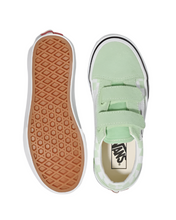 Load image into Gallery viewer, VANS Old Skool V Color Theory Checkerboard Green Kids (LF)