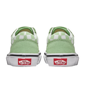 Load image into Gallery viewer, VANS Old Skool V Color Theory Checkerboard Green Kids (LF)