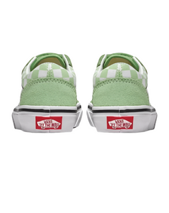 VANS Old Skool V Color Theory Checkerboard Green Kids (LF)