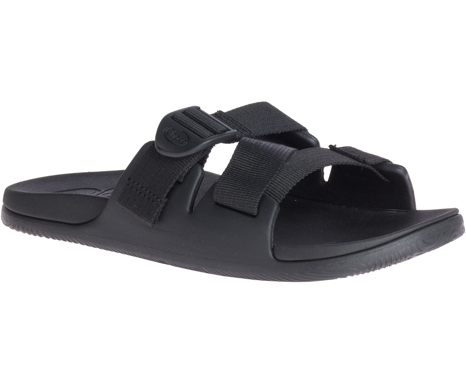 CHACO CHILLOS SLIDE WOMENS BLACK JCH107818 leftfoot.sg