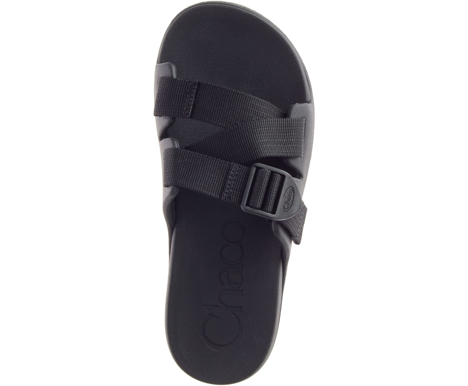 CHACO CHILLOS SLIDE WOMENS BLACK JCH107818 leftfoot.sg