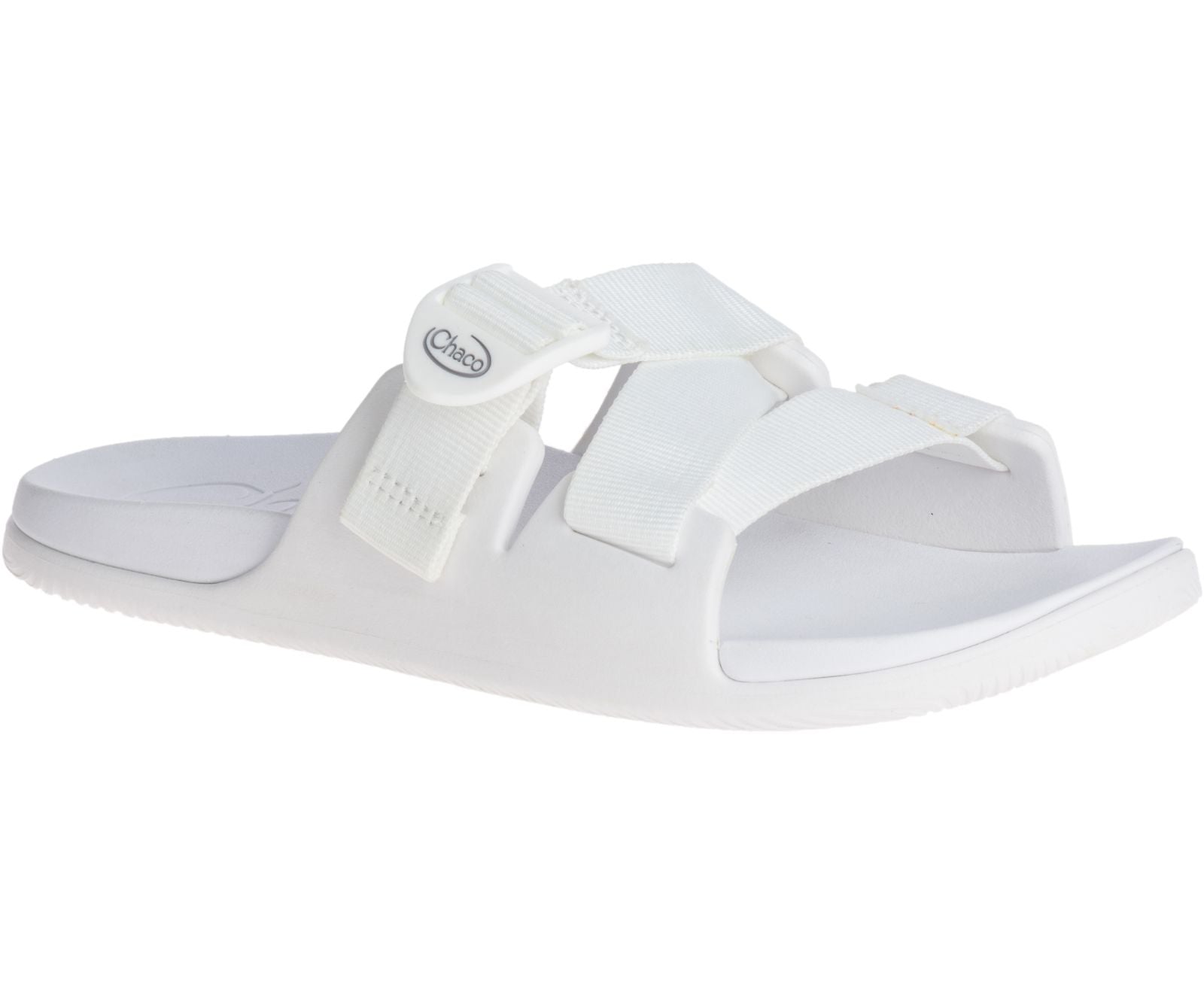 CHACO CHILLOS SLIDE WOMENS WHITE JCH108260 leftfoot.sg