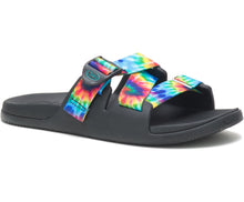 Load image into Gallery viewer, CHACO CHILLOS SLIDE SANDAL WOMENS DARK TIE DYE JCH108782