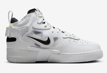 Load image into Gallery viewer, NIKE Air Force 1 Mid React DQ7668 100 White Black Yellow Ochre Unisex (LF)