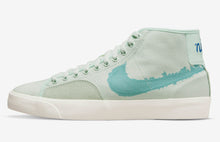 Load image into Gallery viewer, NIKE SB Blazer Court Mid Premium DM8553 300 Barely Green/Boarder Blue (LF