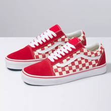 Load image into Gallery viewer, VANS OLD SKOOL (PRIMARY CHECK) RACING RED/WHITE