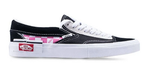 VANS SLIP-ON CAP CHECKERBOARD BLACK AZALEA PINK