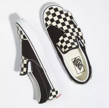 Load image into Gallery viewer, VANS CLASSIC SLIP-ON ORIGAMI CHECKERBOARD TRUE WHITE