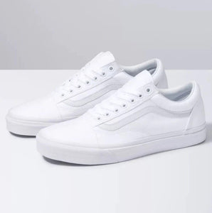 Old skool white high top vans Clearance