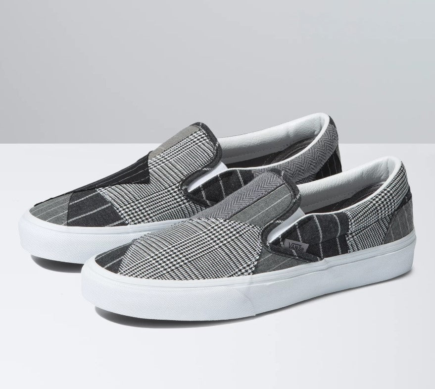 VANS Classic Slip on Patchwork  Conference Call Suiting Grey Unisex (LF)