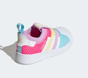 adidas Superstar 360 2.0 Infant GY9197 Bliss Lilac Cloud White Bliss Blue (LF)