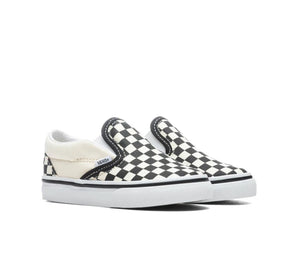 VANS Toddlers Slip on Checkerboard Blk & Wht Checkerboard / White (LF WH)