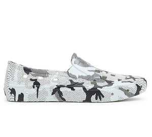 VANS Slip On Trk Arctic Camo Black Marshmallow Unisex (LF)