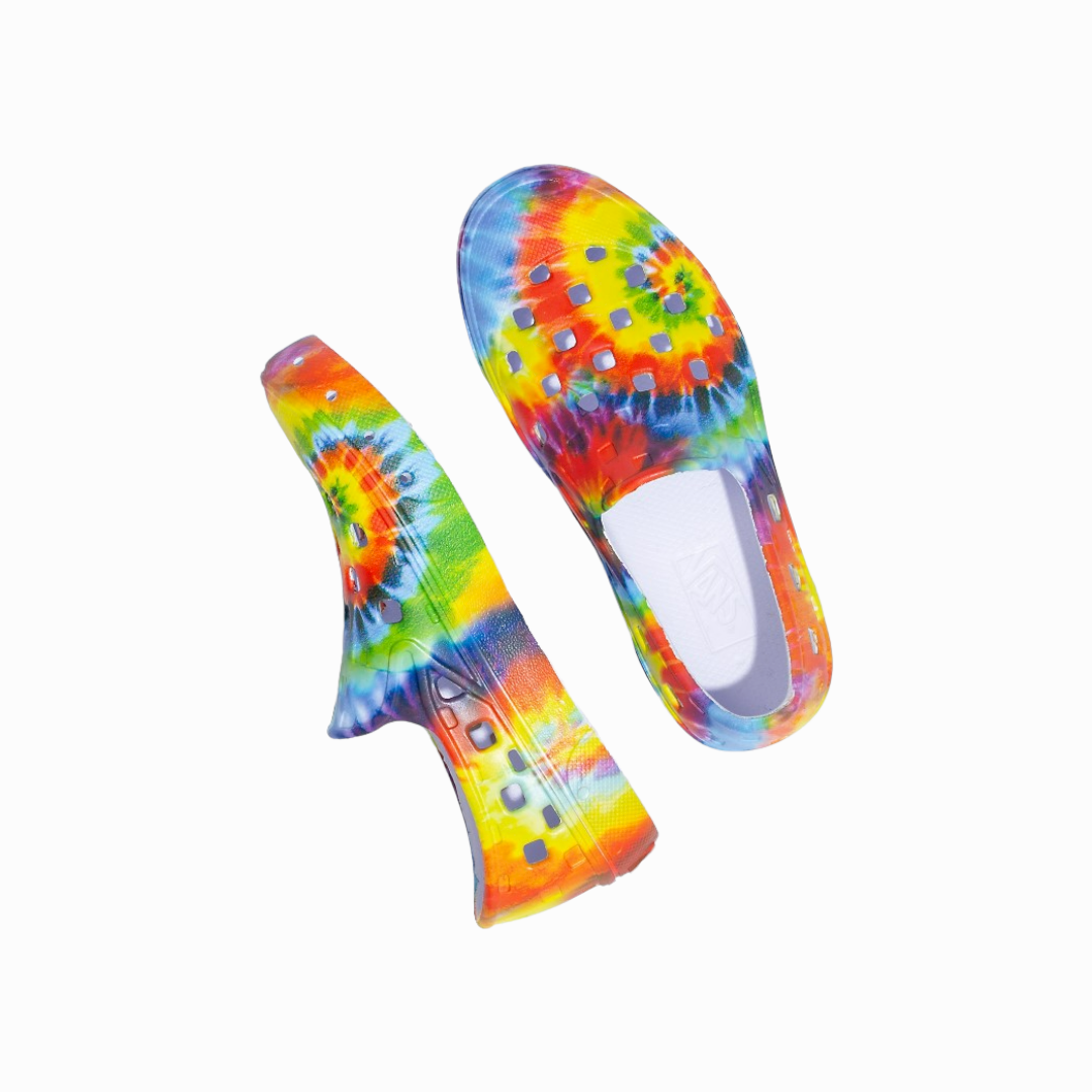 Rainbow slip on vans 2025 kids