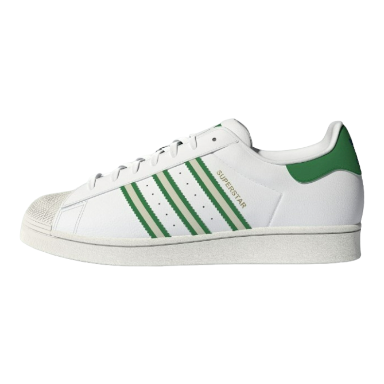 adidas Superstar GX9878 White Green Unisex (LF)