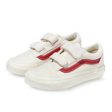 Load image into Gallery viewer, VANS Old Skool V Marshmallow Racing Red Kids (LF)