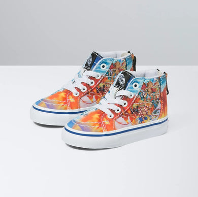 VANS X ONE PIECE Sk8 Hi Zip Punk Hazard Toddlers (LF)