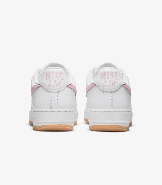 Nike air force 2025 1 white pink tick