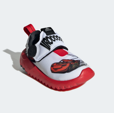 adidas X Disney Cars Suru365 GY9099 Infants White Silver Red (LF)