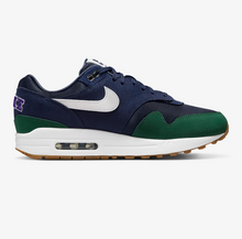 Load image into Gallery viewer, NIKE Womens Air Max 1 87 QS DV3887 400 Obsidian White Navy (LF)
