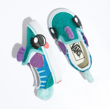 Load image into Gallery viewer, VANS Toddlers Slip On V Seahorse Aqua (LF)