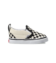 Load image into Gallery viewer, VANS Toddlers Slip On V Checkerboard Black/White (LF)