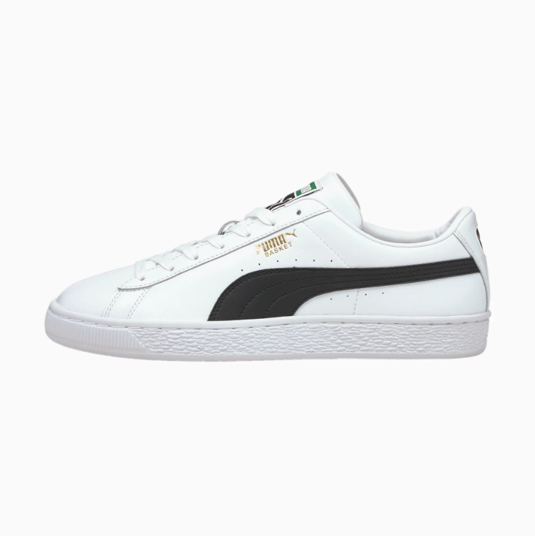 PUMA Basket Classic XXl 374923 02 White Black Unisex LF