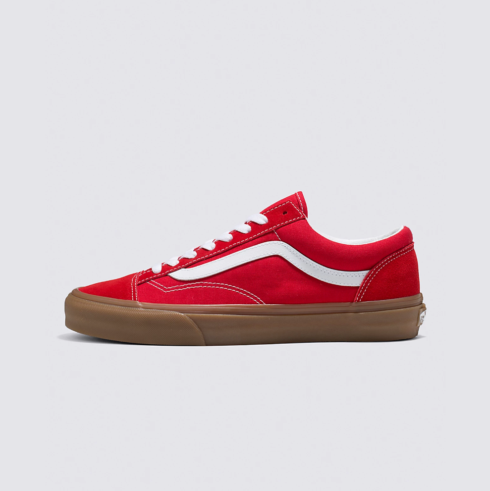 Red 2025 vans ladies