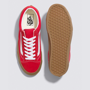 Red 2025 laced vans