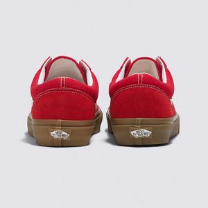 Red vans gum deals sole