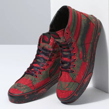 Load image into Gallery viewer, VANS X NIGHTMARE ON ELM STREET SK8-HI HORROR COLLECTION