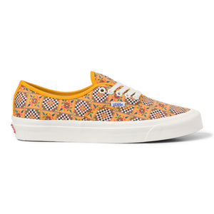 VANS AUTHENTIC 44 DX ANAHEIM FACTORY TILE CHECKERBOARD YELLOW