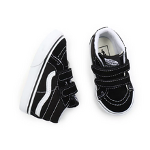 Load image into Gallery viewer, VANS SK8 MID REISSUE V BLACK/WHITE TODDLER
