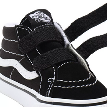 Load image into Gallery viewer, VANS SK8 MID REISSUE V BLACK/WHITE TODDLER