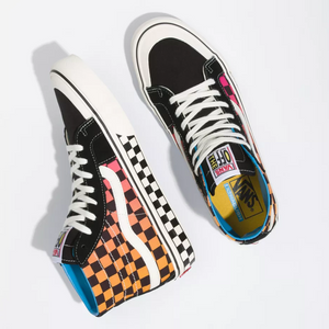 Checkerboard sk8 hi best sale vans