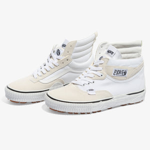 VANS CAP MASH HI LX (SUEDE/CANVAS) WHITE